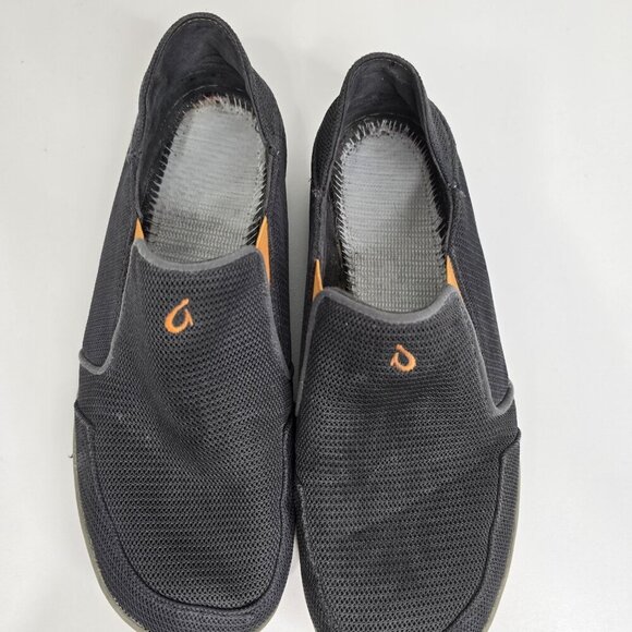 Olukai Nohea Mesh Sneakers Shoes Sz 10M Gray Slip On Casual Comfort Outdoor - Picture 3 of 7